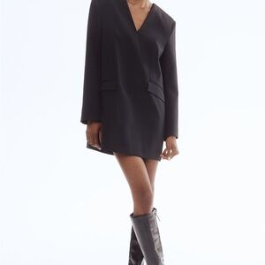 H&M Classic Black V-Neck Dress